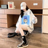 【店舗販促品】 プリント 美人度アップ パーカー 全3色＜U-4938＞