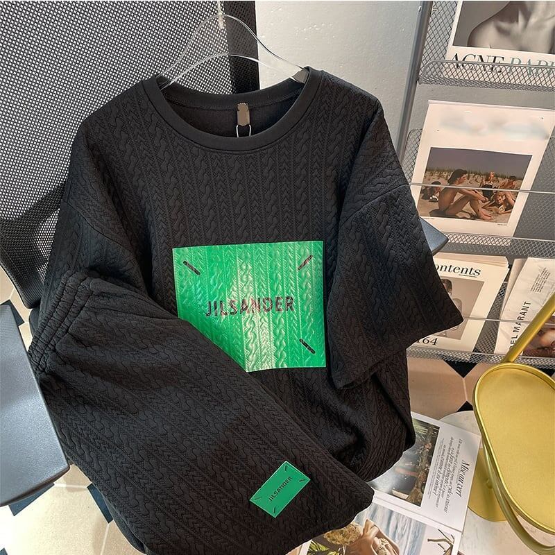ゆったり感アップ 切り替え 美人度アップ Tシャツ＋ショートパンツ セットアップ＜U-3457＞