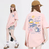 売り切れ必至 4色選択 ポップなプリントが夏に映えるプリント 半袖Tシャツ＜U-9327＞