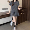 今季マストバイ デザイン性抜群 美人度アップ 2色選択可 セットアップ<U-11548>