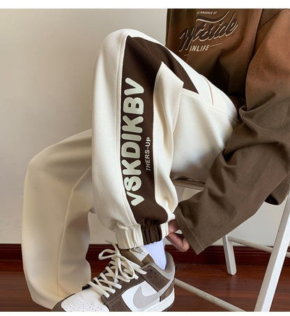 【裏起毛】着せ厚手ジョガーパンツ全3色<U-4698>