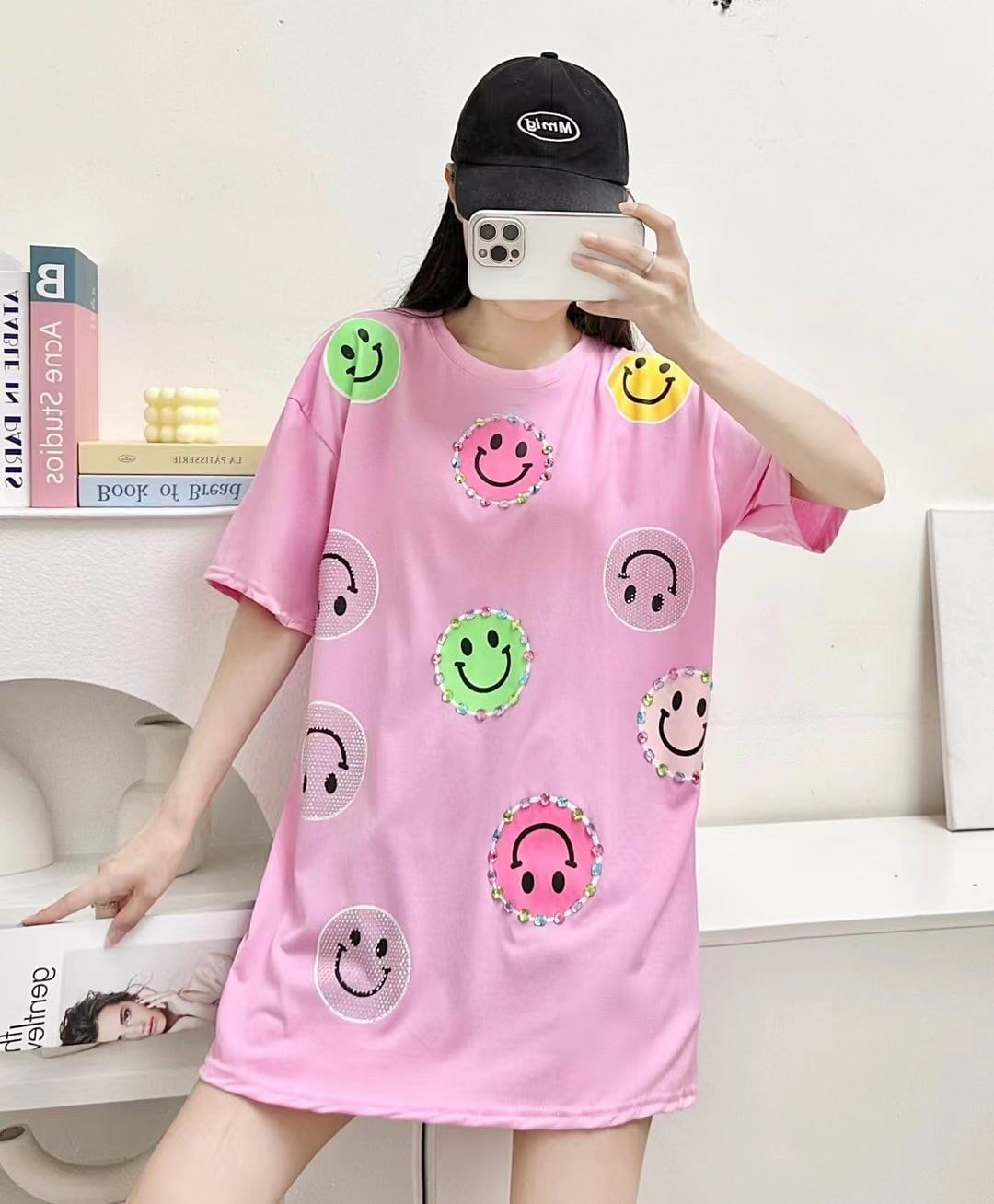 スウィート 好感度UP 海外トレンド カジュアル 全3色 半袖 Tシャツ ＜U-11506＞