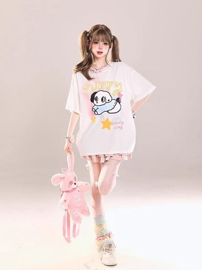 定番シンプル 絶対流行 売れ筋 早い者勝ち カジュアル 2色選択 Tシャツ<U-11462>