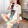 超人気 ファッション 大人可愛い 上質 半袖シャツ<U-6599>
