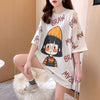 新商品 ラウンドネック 好感度満載 プリント Tシャツ カットソー＜U-8477＞