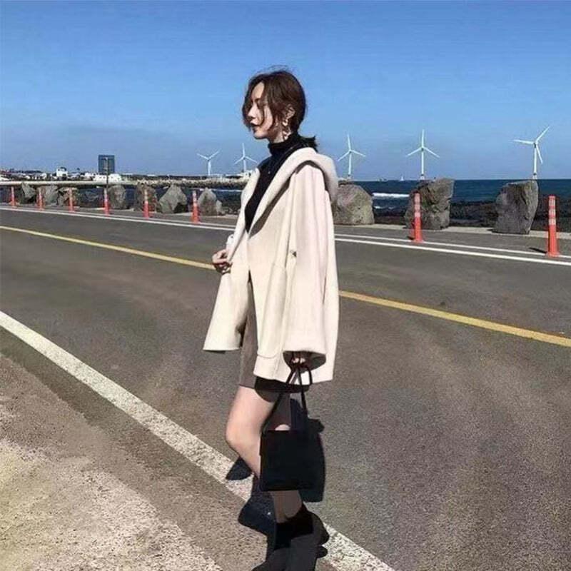 スタイリッシュ 無地 一目惚れ 長袖 サイドポケット ジャケット ブルゾン アウター＜U-2382＞