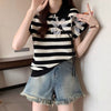 新作 上質 話題沸騰中 好感度UP ニット 全2色 半袖Tシャツ＜U-8734＞