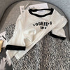 ゆったり感アップ アルファベット ファッション Tシャツ カットソー＜U-3077＞