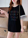 美人度アップ カジュアル 好感度UP 全4色 半袖 Tシャツ ＜U-11048＞