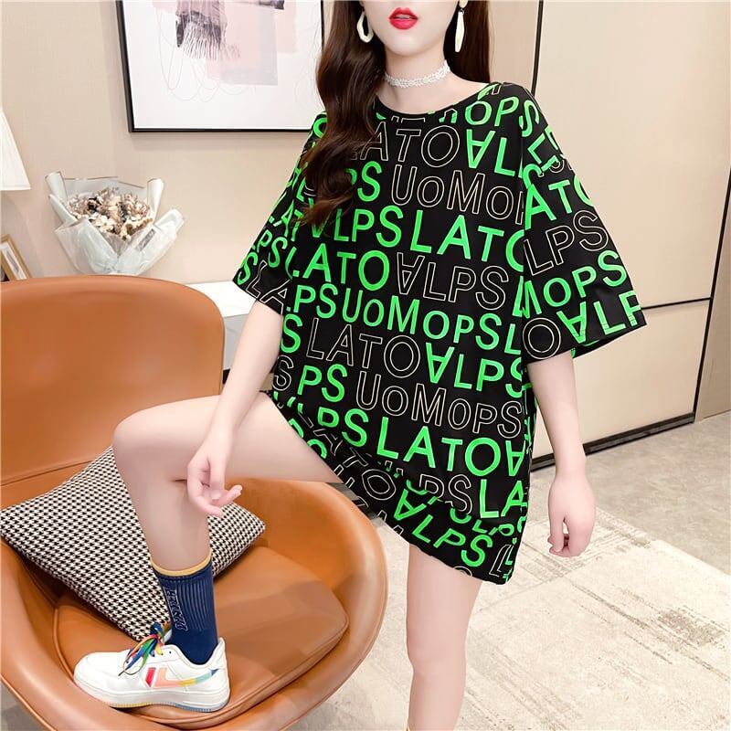 スタイリッシュ プリント 一目惚れ Tシャツ カットソー＜U-3307＞