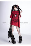 美人度アップ 絶対流行 売れ筋 早い者勝ち カジュアル 2色選択 Tシャツ<U-11522>