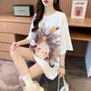 新商品 ファッション 個性派 プリント全3色 半袖Tシャツ カットソー ＜U-8604＞