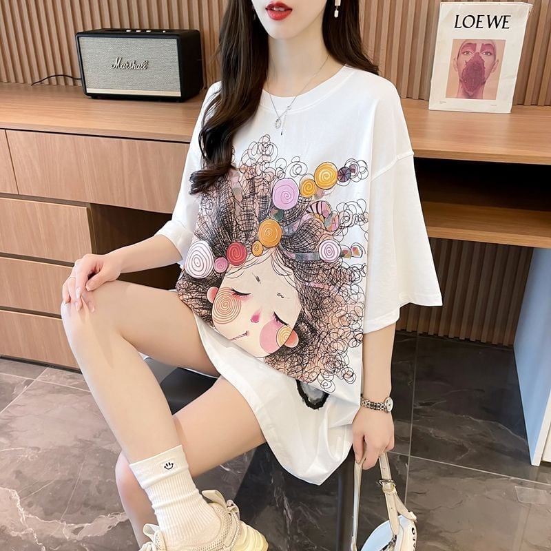 新商品 ファッション 個性派 プリント全3色 半袖Tシャツ カットソー ＜U-8604＞