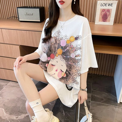 新商品 ファッション 個性派 プリント全3色 半袖Tシャツ カットソー ＜U-8604＞