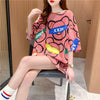 オシャレ度満点 プリント カジュアル Tシャツ カットソー＜U-3344＞