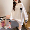シンプル 切り替え ファッション プリント Tシャツ カットソー＜U-3664＞