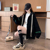 合わせやすい 裏起毛 気質満点 パーカー<U-3949>