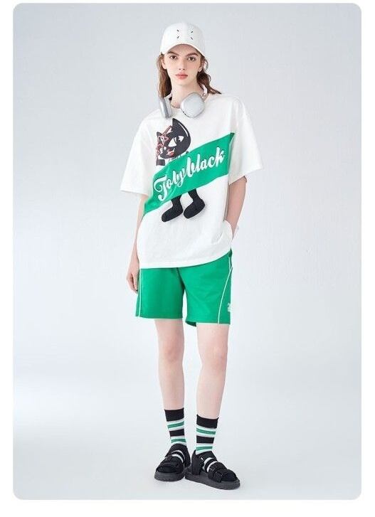 絶対欲しい 絶対流行 今季マストバイ 早い者勝ち カジュアル 2色選択 Tシャツ<U-11658>