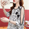 新商品 プリント ファッション 半袖Tシャツ カットソー＜U-8318＞