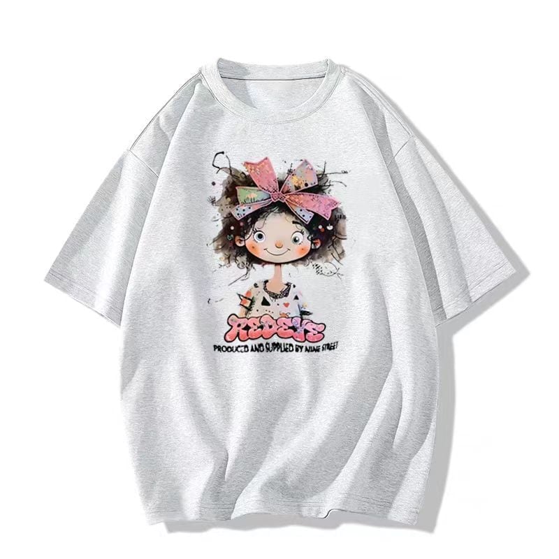 超人気 キュート カジュアル 全3色 半袖 Tシャツ <U-8670>