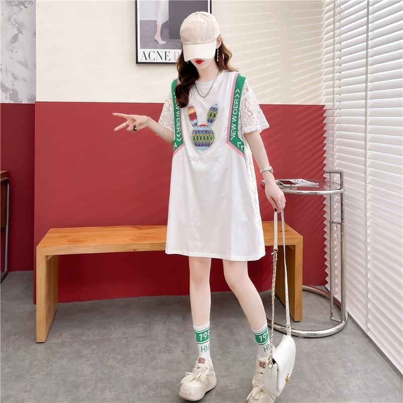 着心地抜群 プリント 女性力を高める Tシャツ カットソー＜U-3264＞