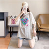 オシャレ度満点 プリント 高級感溢れる Tシャツ カットソー＜U-3336＞