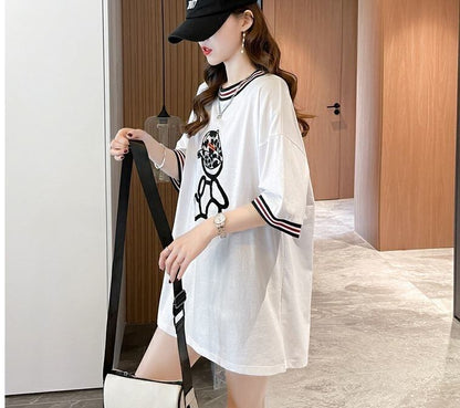 定番シンプル 好感度UP 海外トレンド カジュアル 全3色 半袖 Tシャツ ＜U-11486＞