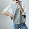 おすすめ 早い者勝ち 大人可愛い カジュアル 共2色 Tシャツ<U-12155>