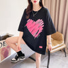 柔らかくて優しい印象 ゆったり ファッション感満々 ロング丈 3色半袖Tシャツ＜U-9206＞