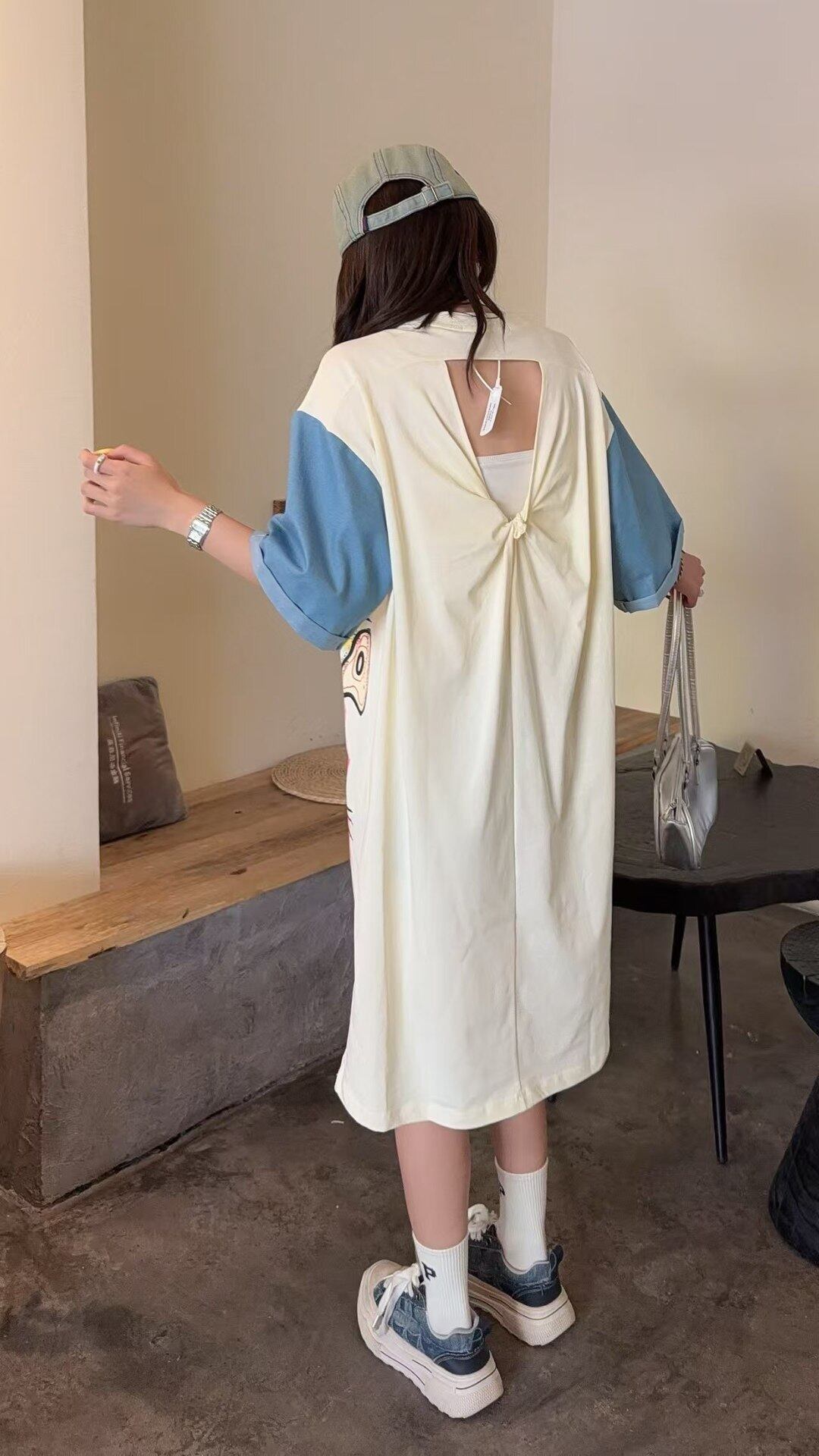 着回し力抜群 好感度UP 海外トレンド カジュアル 全3色 半袖 Tシャツ ＜U-11464＞
