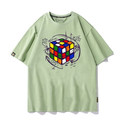 カジュアル プリント アバンギャルド 全7色 半袖 Tシャツ <U-11536>