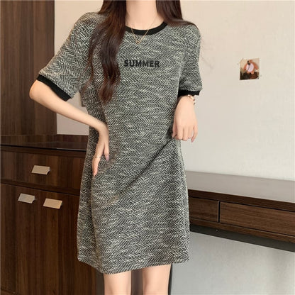 着回し力抜群 Tシャツ カジュアル ゆったりワンピース ＜U-8506＞