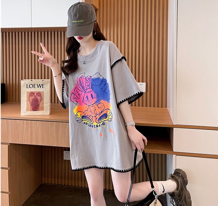 売り切れ必至 ファッション 着心地抜群 プリント 半袖 Tシャツ＜U-8336＞