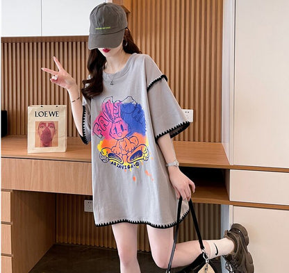 売り切れ必至 ファッション 着心地抜群 プリント 半袖 Tシャツ＜U-8336＞