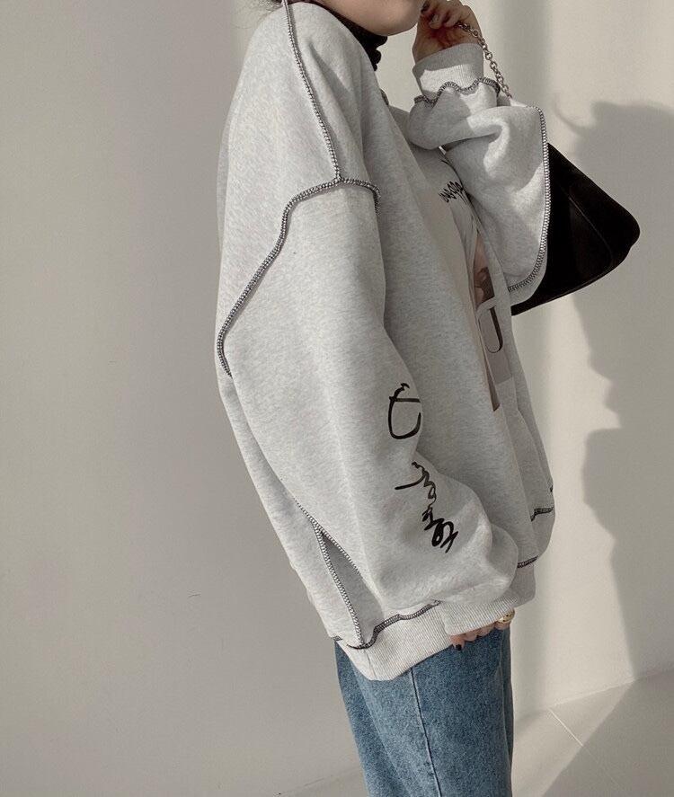 美人度アップ  超人気商品 スウェット<U-3987>