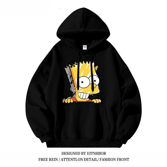 早い者勝ち デザイン性抜群 スタイルアップ 着心地良い カジュアル プリント 8色選択 男女兼用 パーカー<U-9764>