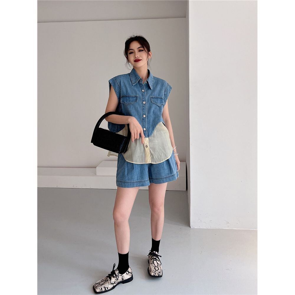 今季マストバイ 上品 ファッション 半袖Ｔシャツⅹパンツセット <U-6575>
