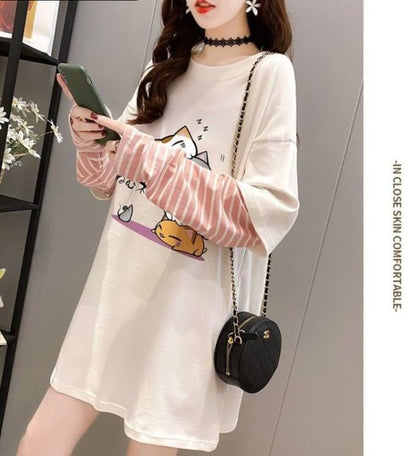 今季マストバイ ファッション カジュアル スウィートTシャツ<U-6507>
