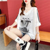 デザイン感 プリント チャーミング Tシャツ カットソー＜U-3476＞