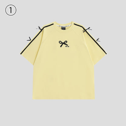 話題沸騰中 着回し力抜群 人気上昇中 カジュアル 全4色 カップル 半袖Tシャツ<U-9164>