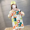 売り切れ必至 カラーマッチング 個性派 プリント全2色 半袖Tシャツ カットソー ＜U-8556＞