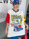 【半額！期間限定！！】カジュアル ルーズ キュート Tシャツ<U-6611>
