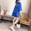 スタイリッシュ 3色選択可 一目惚れ アルファベット Tシャツ カットソー＜U-3060＞