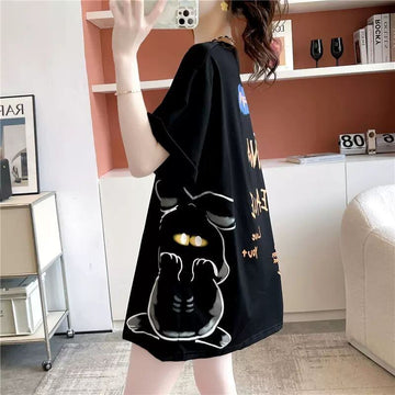 新商品 レース スウィートプリント 全2色 半袖Tシャツ ＜U-8715＞