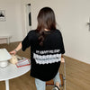 オシャレ度満点 切り替え 一目惚れ プリント Tシャツ カットソー＜U-3560＞