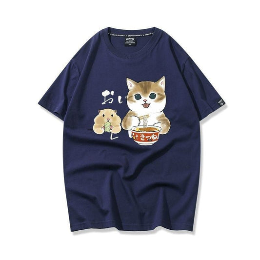 大好評 キュート 人気上昇中 着心地良い カジュアル プリント 全8色 半袖Tシャツ<U-9340>