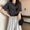 着回し力抜群 ホットダイヤモンド 定番シンプル 全2色 半袖Tシャツ カットソー ＜U-8591＞