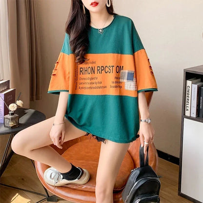 オシャレ度満点 3色選択可 美感いっぱい Tシャツ カットソー＜U-3042＞