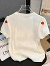 定番シンプル 大好評 エレガント 好感度UP カジュアル Tシャツ＜U-12057＞