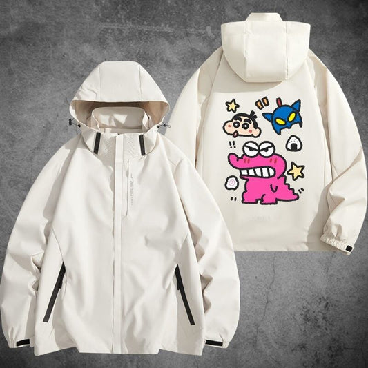 おすすめ 防寒 冬服 暖かい 脱着可能ボアライナー付き 撥水加工 全4色 3way マウンテンジャケット<U-10210>